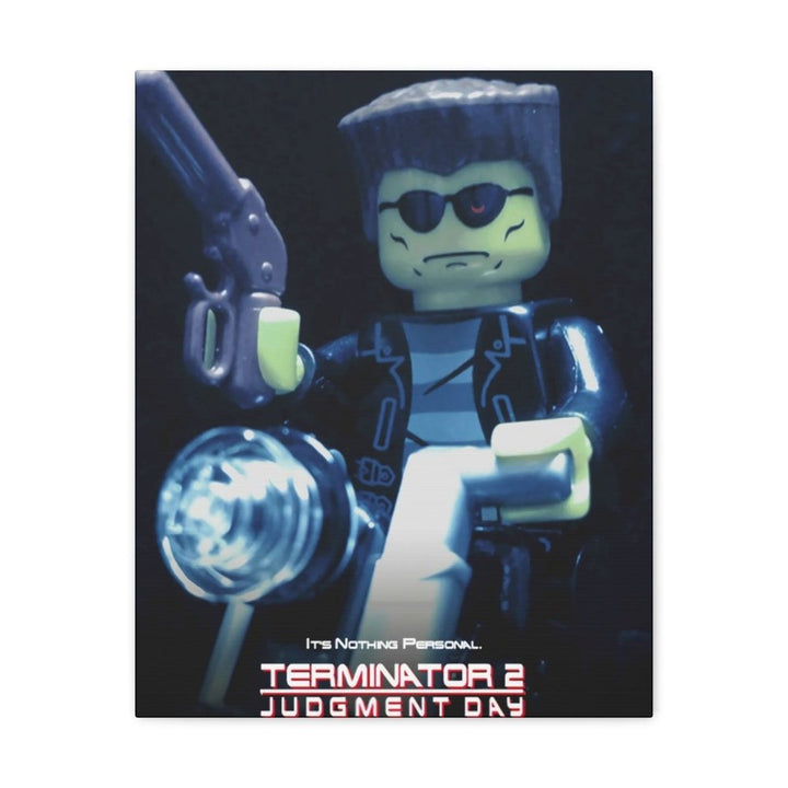 MOC  Compatible  Terminator 2  Movie Wall Art Canvas Art With Backing.