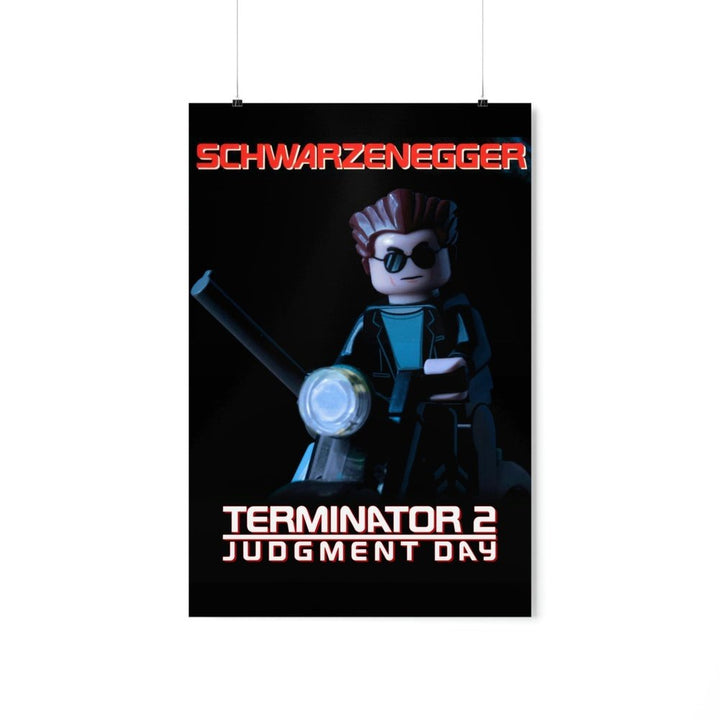 MOC NON LEGO Terminator 2 LEGO Movie Wall Art POSTER ONLY