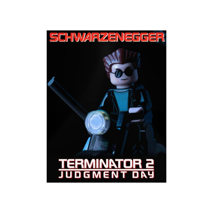 Terminator 2 LEGO Movie Wall Art POSTER ONLY Jurassic Bricks