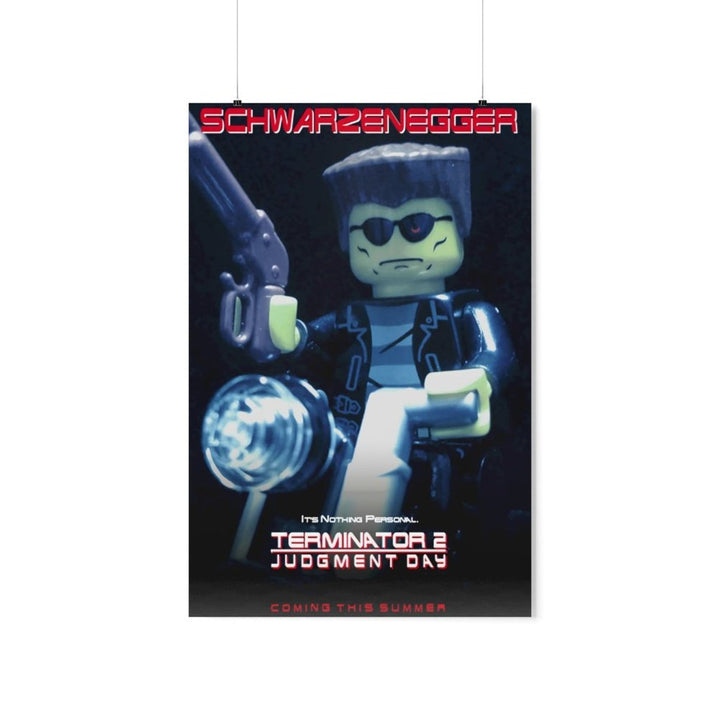 MOC NON LEGO Terminator 2 LEGO Movie Wall Art POSTER ONLY