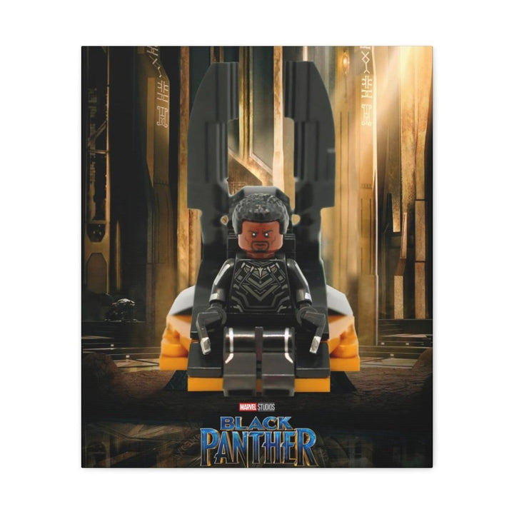 MOC NON LEGO The Black Panther LEGO Movie Wall Art Canvas Art With Backing.