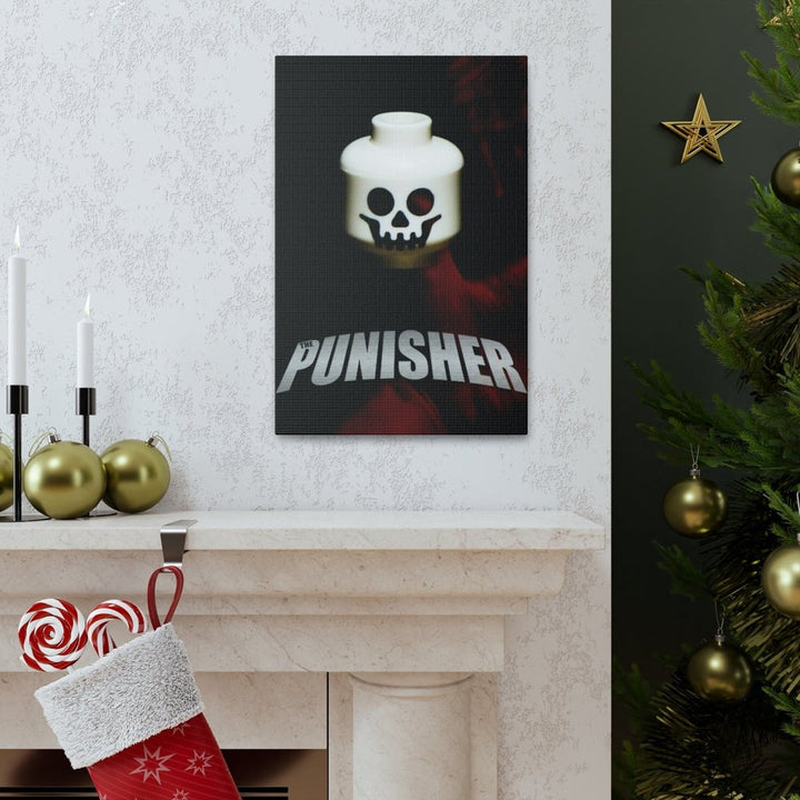 The Punisher LEGO Movie Wall Art Canvas Art With Backing. Jurassic Bricks