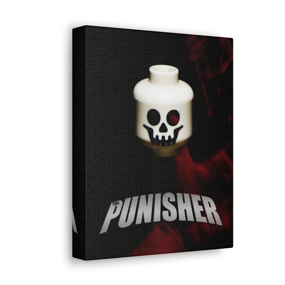 The Punisher LEGO Movie Wall Art Canvas Art With Backing. Jurassic Bricks