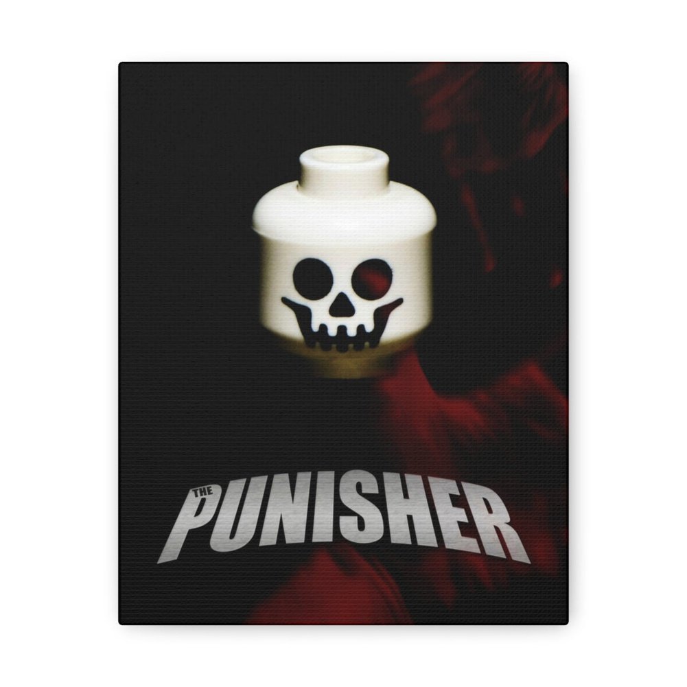 The Punisher LEGO Movie Wall Art Canvas Art With Backing. Jurassic Bricks