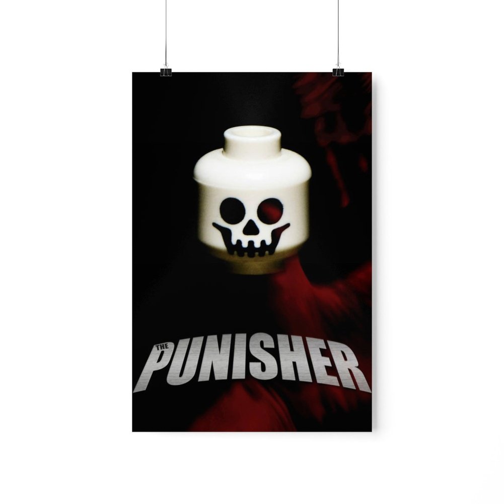 MOC NON LEGO The Punisher LEGO Movie Wall Art POSTER ONLY