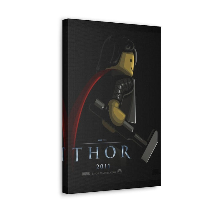 Thor LEGO Movie Wall Art Canvas Art With Backing. Jurassic Bricks