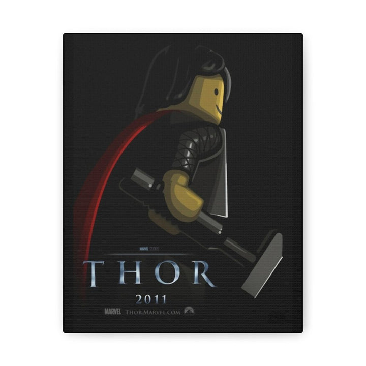 MOC NON LEGO Thor LEGO Movie Wall Art Canvas Art With Backing.