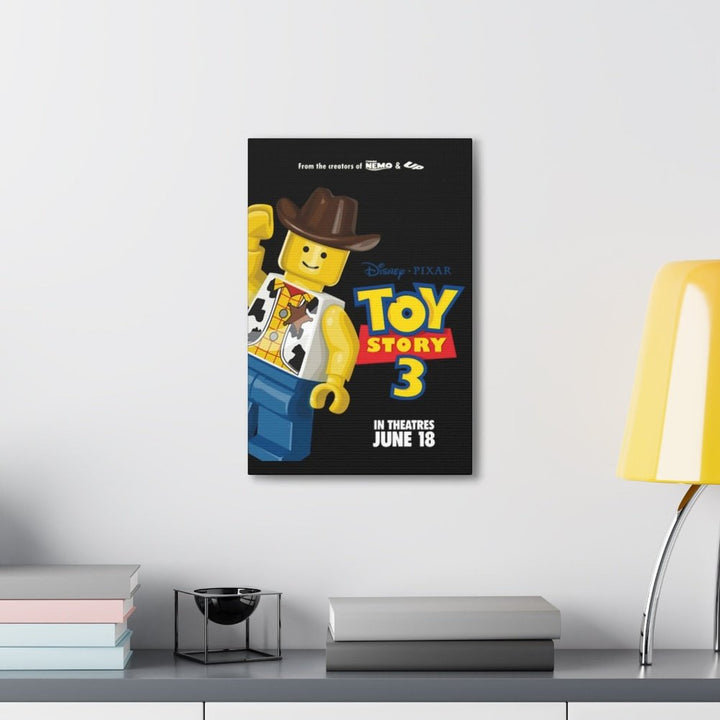 Toy Story 3 LEGO Movie Wall Art Canvas Art With Backing. Jurassic Bricks