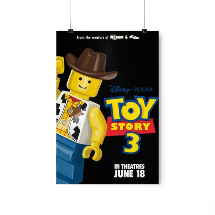 MOC NON LEGO Toy Story 3 LEGO Movie Wall Art POSTER ONLY