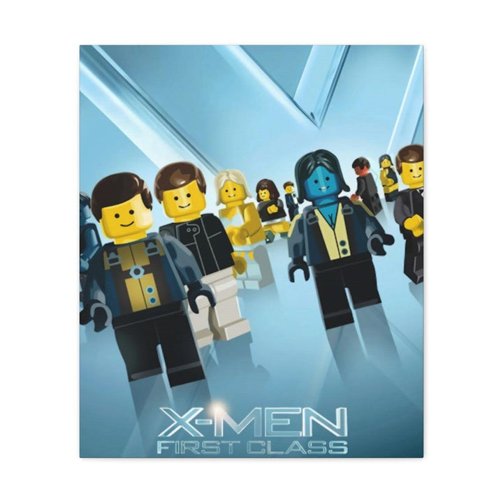 MOC NON LEGO X-Men First Class LEGO Movie Wall Art Canvas Art With Backing.