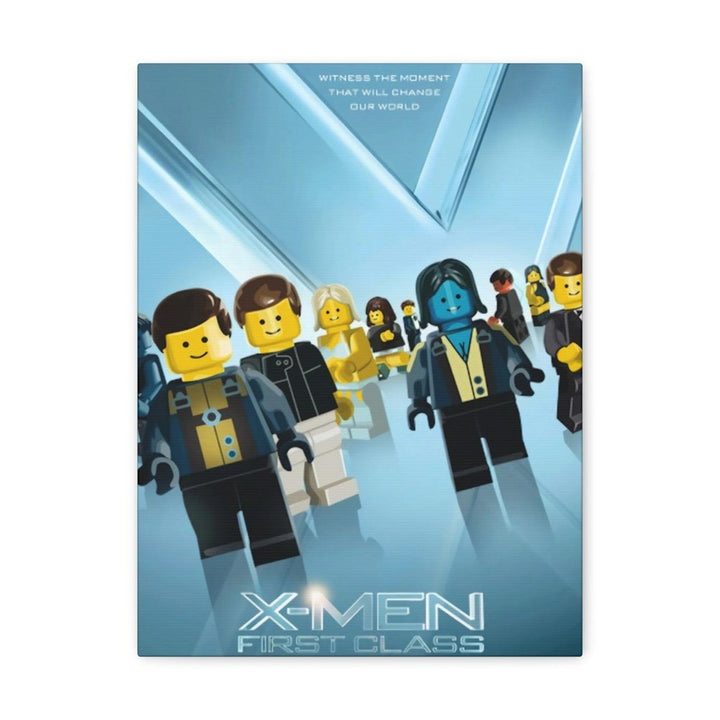 MOC NON LEGO X-Men First Class LEGO Movie Wall Art Canvas Art With Backing.