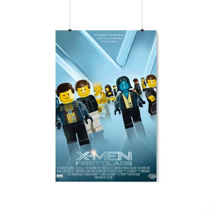 MOC NON LEGO X-Men First Class LEGO Movie Wall Art POSTER ONLY