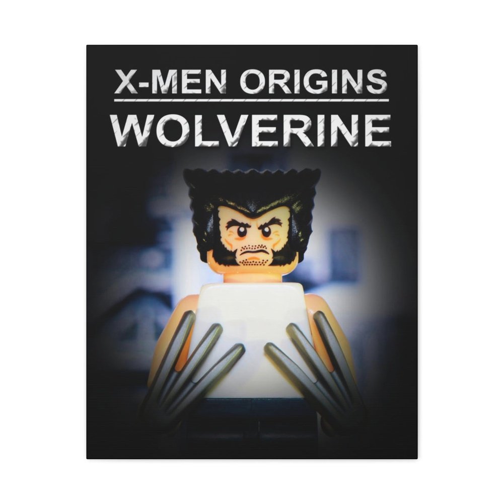 MOC NON LEGO X-Men Origins Wolverine LEGO Movie Wall Art Canvas Art With Backing.