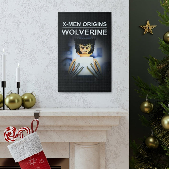 X-Men Origins Wolverine LEGO Movie Wall Art Canvas Art With Backing. Jurassic Bricks