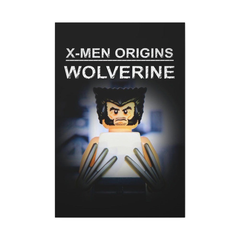 MOC NON LEGO X-Men Origins Wolverine LEGO Movie Wall Art Canvas Art With Backing.