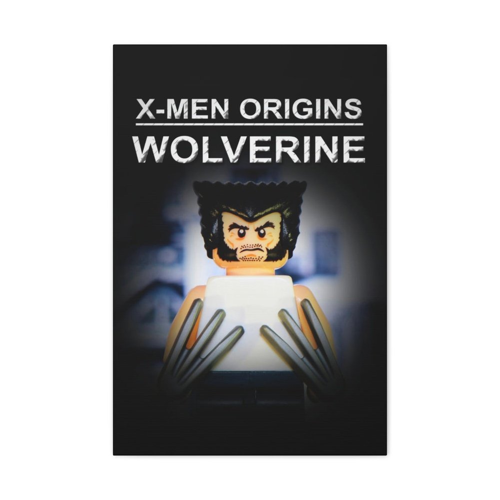 MOC NON LEGO X-Men Origins Wolverine LEGO Movie Wall Art Canvas Art With Backing.