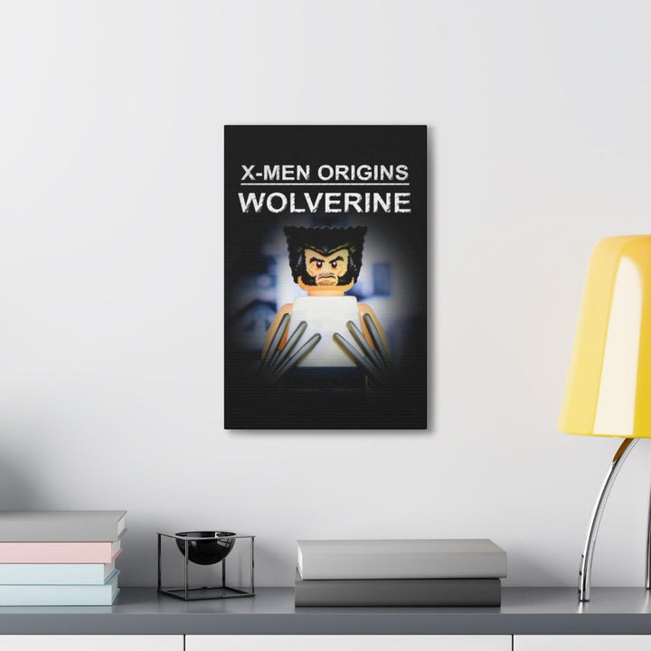 X-Men Origins Wolverine LEGO Movie Wall Art Canvas Art With Backing. Jurassic Bricks