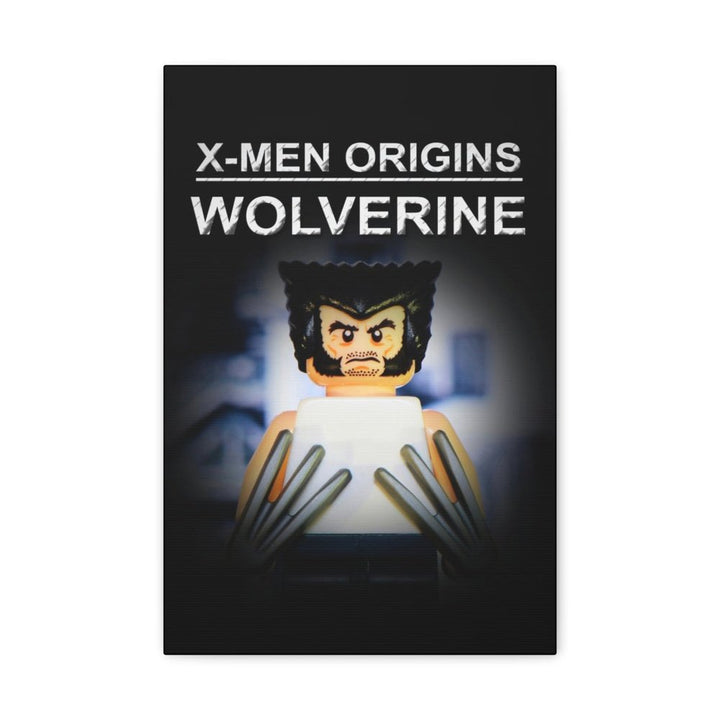 X-Men Origins Wolverine LEGO Movie Wall Art Canvas Art With Backing. K&B Brick Store