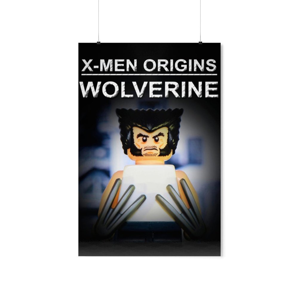 MOC  Compatible  X-Men Origins Wolverine  Movie Wall Art POSTER ONLY