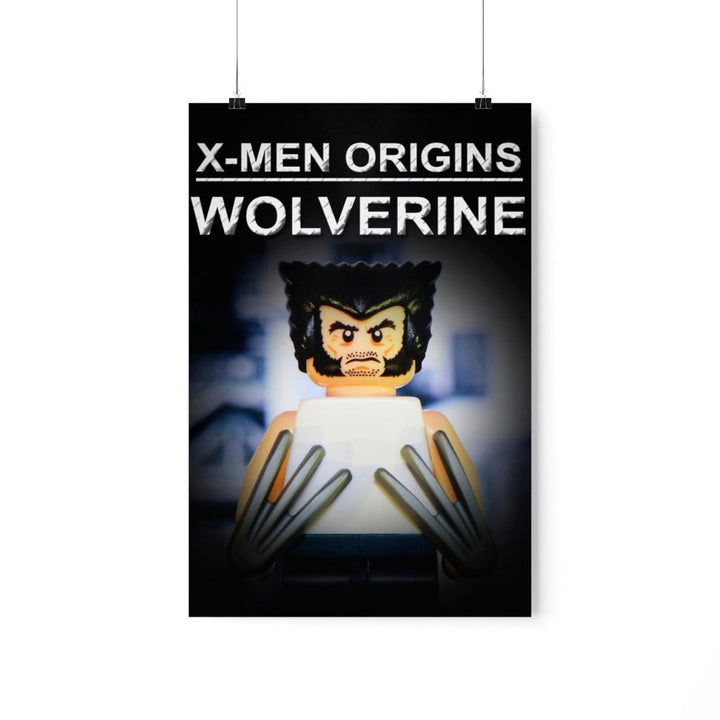 MOC  Compatible  X-Men Origins Wolverine  Movie Wall Art POSTER ONLY